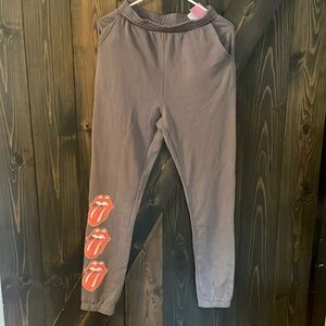 Rolling stones sweat pants (new with tags) (small)